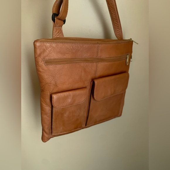 Hobo international vintage 90’s bag purse tote leather satchel boho hippie - Picture 1 of 12